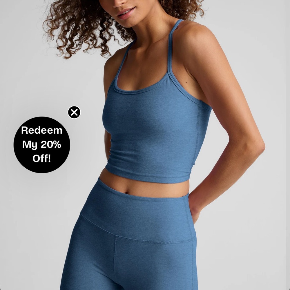 Beyond Yoga Blue Sports Bra - Picture 4 of 8